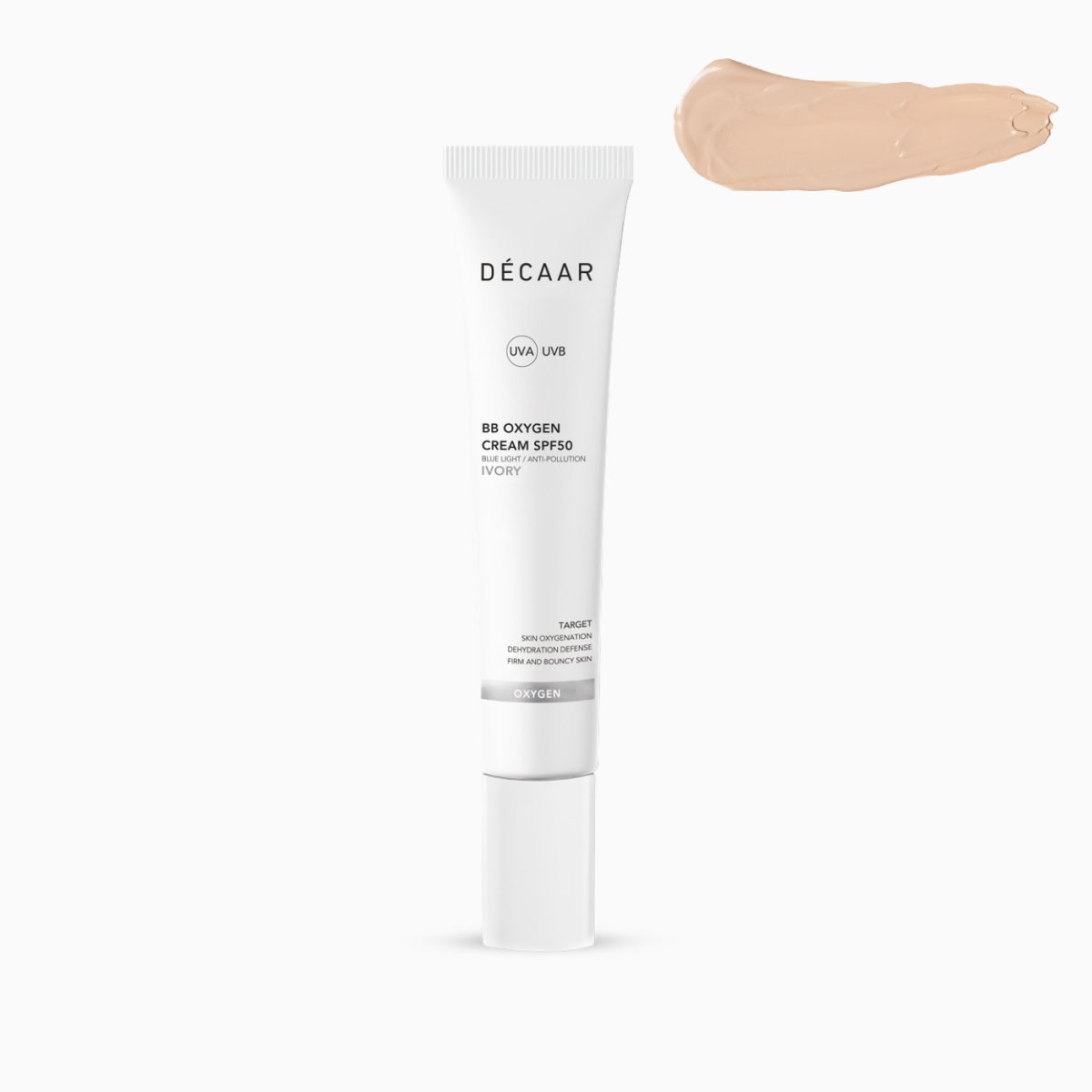 APSAUGANTIS IR DRĖKINANTIS KREMAS BB SU SPF50 || IVORY - decaar.lt